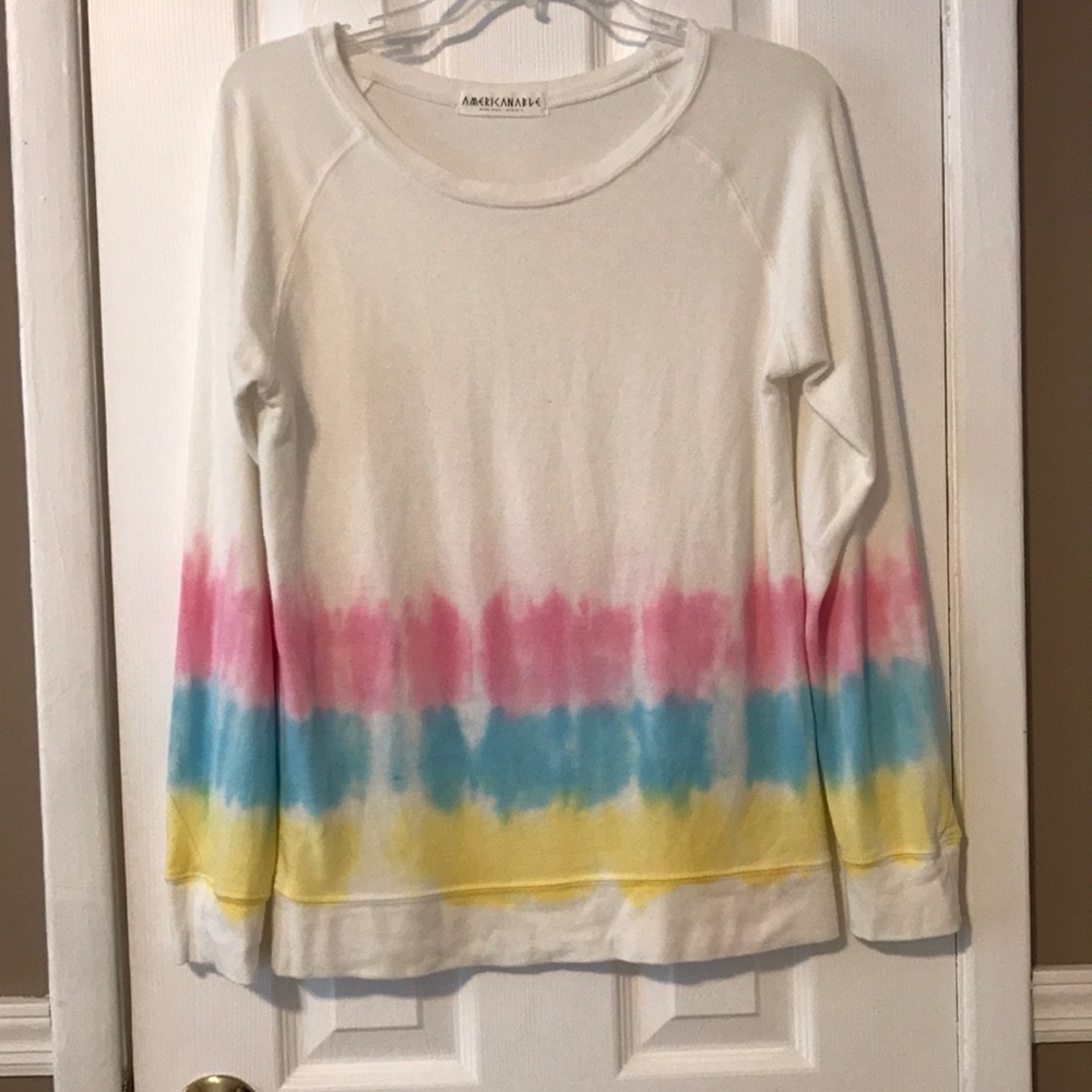 American able soft rainbow sweatshirt - Picture 2 of 3